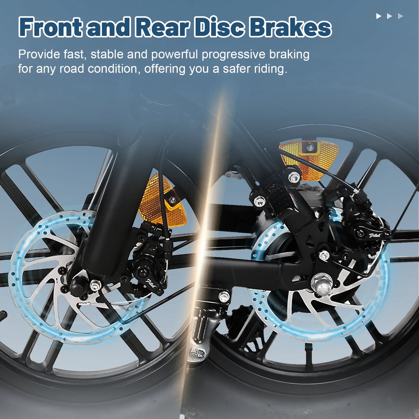 Electric Bike for Adults, 16" Fat Tire Ebike, 500W 20MPH Electric Bicycle, 36V 10.4Ah, E Bike UL2849