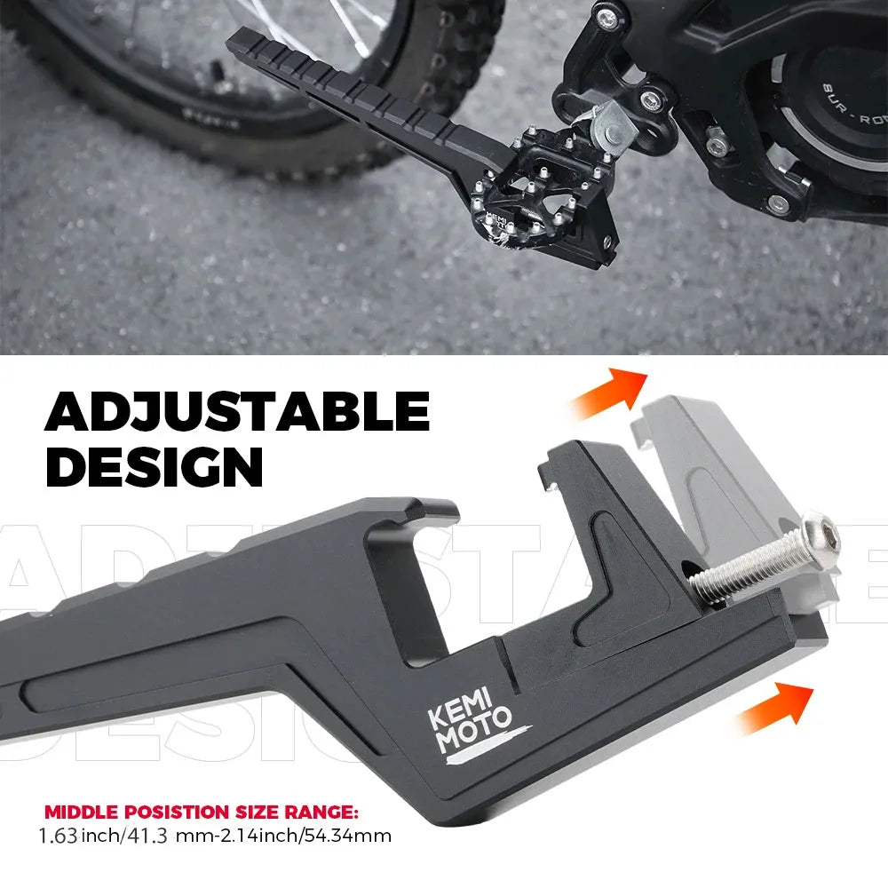 For Surron Passenger Foot Peg Extensions Extended Footpegs Motocross Bike Dirt Bike Off-Road Accessories for Segway X160 X260