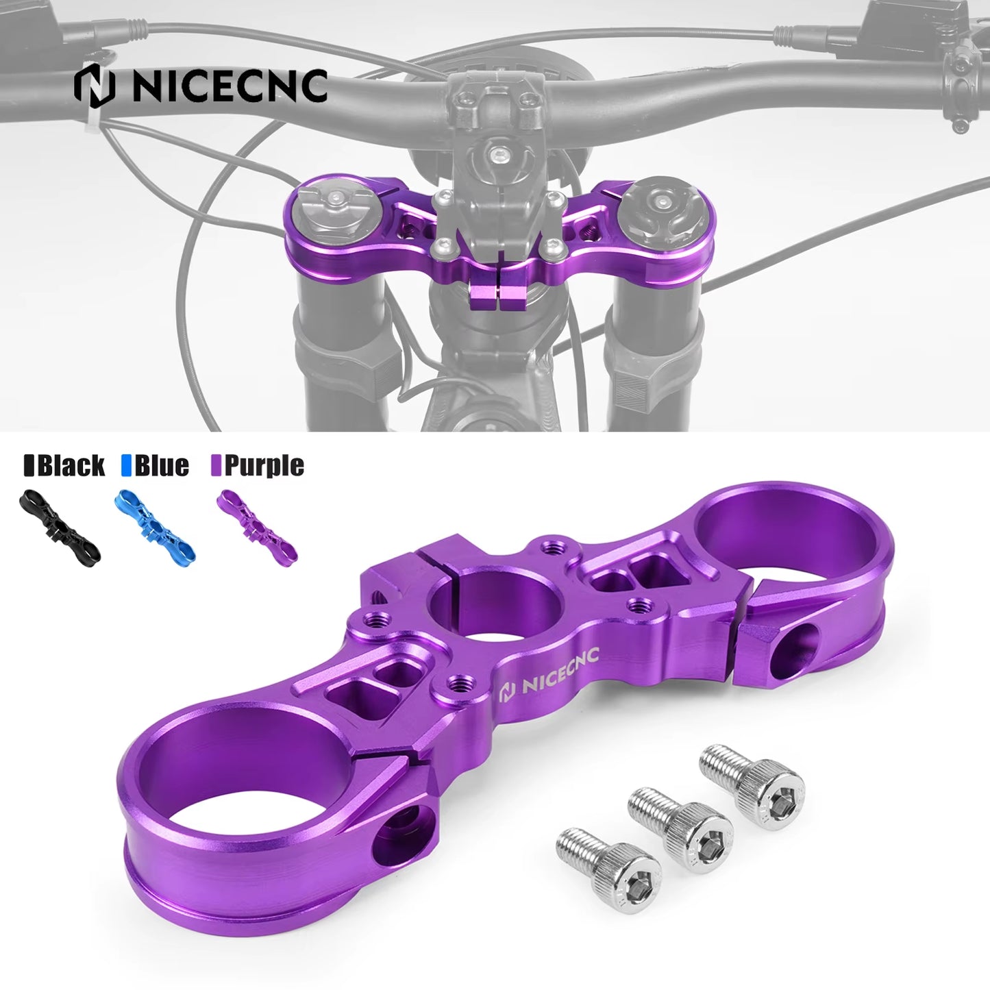 for Surron Light Bee X Motocross Upper Triple Clamp Top Link Plate Bracket for SUR-RON Light Bee S Electric Dirt Bike