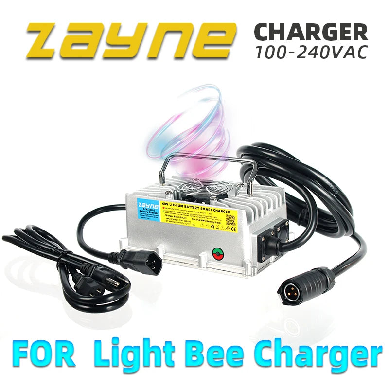 IP67 Waterproof Smart Light Bee Charger 110VAC for Surron 85V Ultra 60V Light Bee Talaria an Electric Off-Road Vehicle