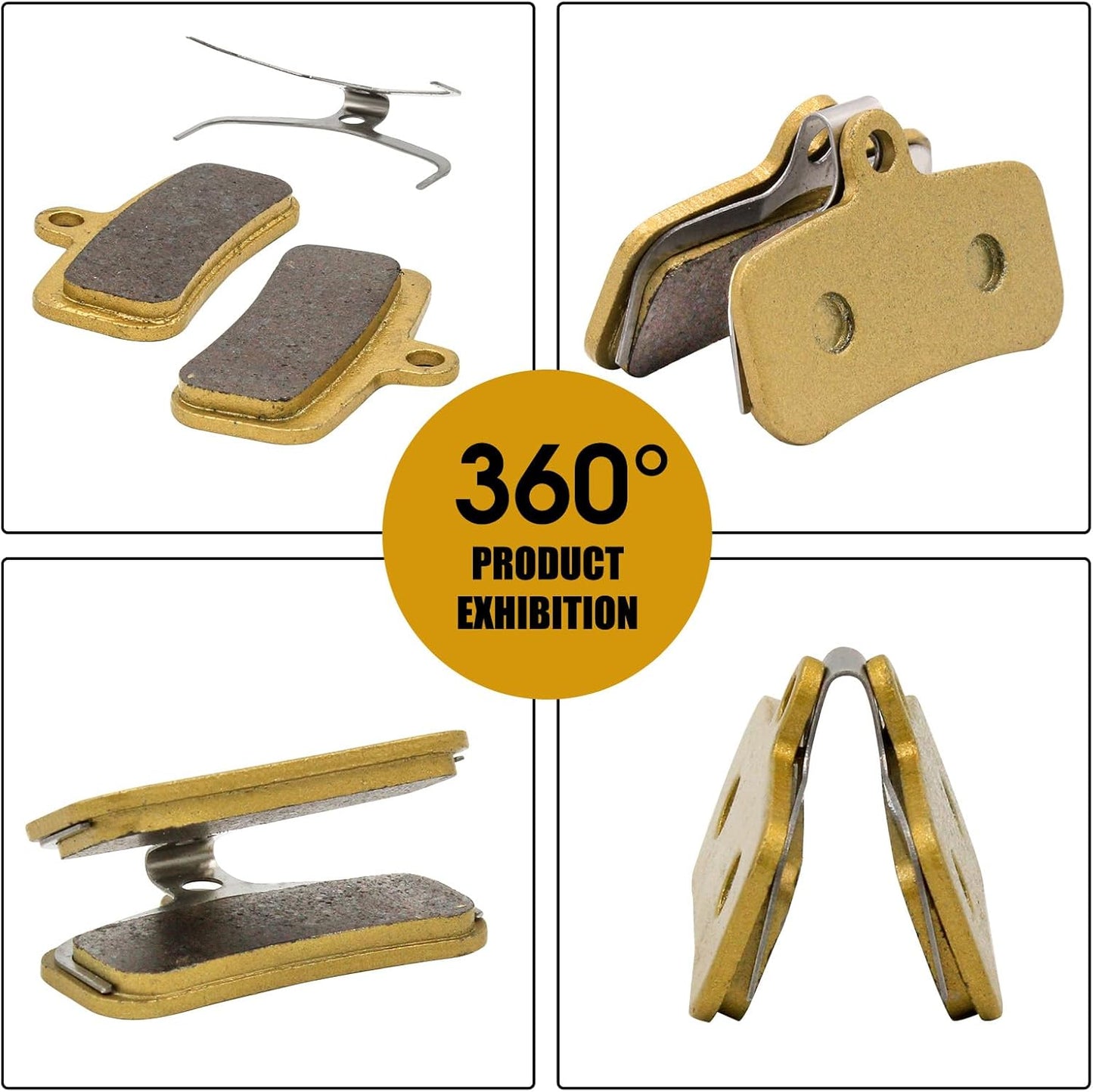 Front and Rear Disc Brake Pads for Surron Light Bee X/S, Segway X160 X260, Talaria Sting R MX3 MX4 Electric Dirt Bike Parts 3 Pack