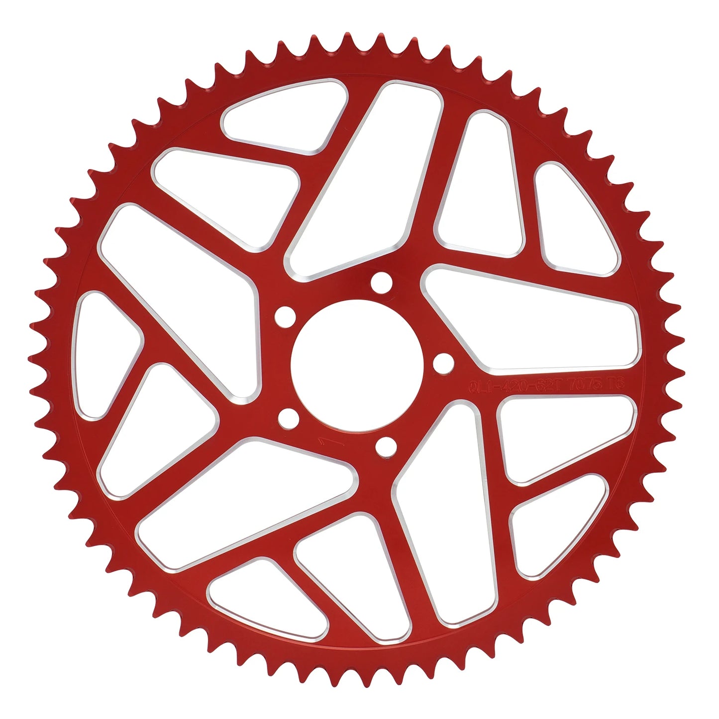For Sur-Ron 58T 62T Sprocket 106 112 120 Chain Set Surron Light Bee S X Talaria Sting Electric Dirt Bike Motorcycle CNC Parts