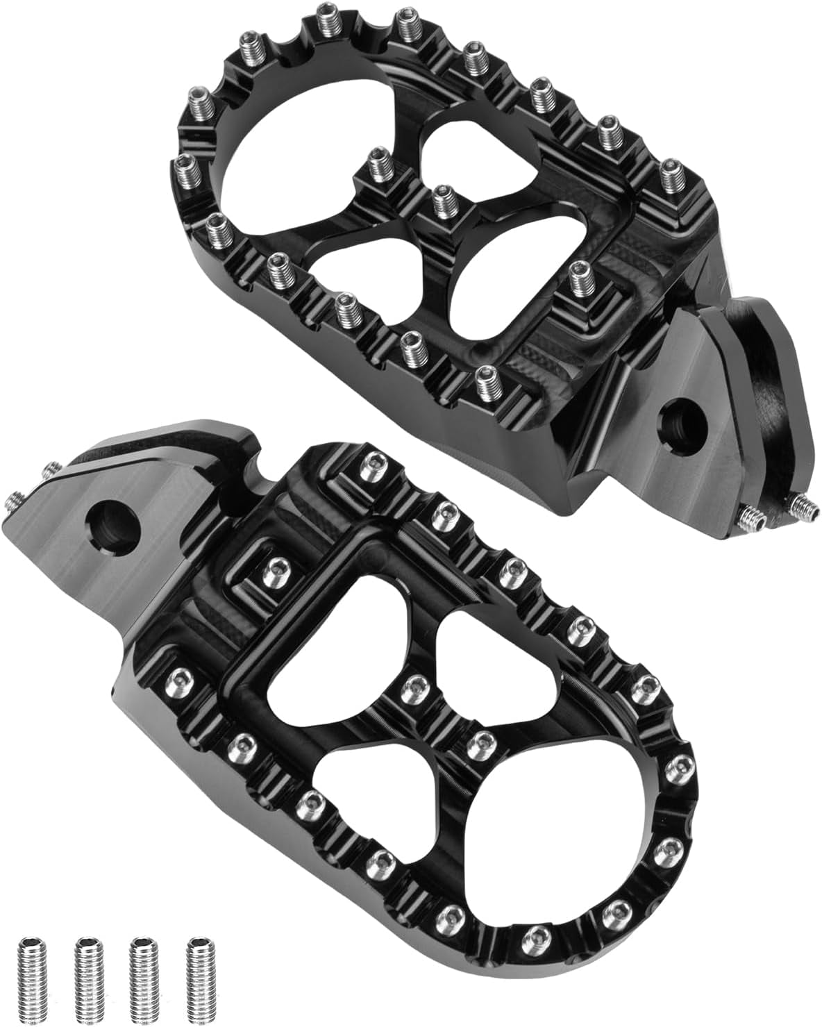 Motorcycle Foot Peg Foot Rest Compatible with Surron Light Bee X/S Footpegs X260 and X160 Talaria Sting MX3 MX4 Talaria XXX Electric Dirt Bike Black