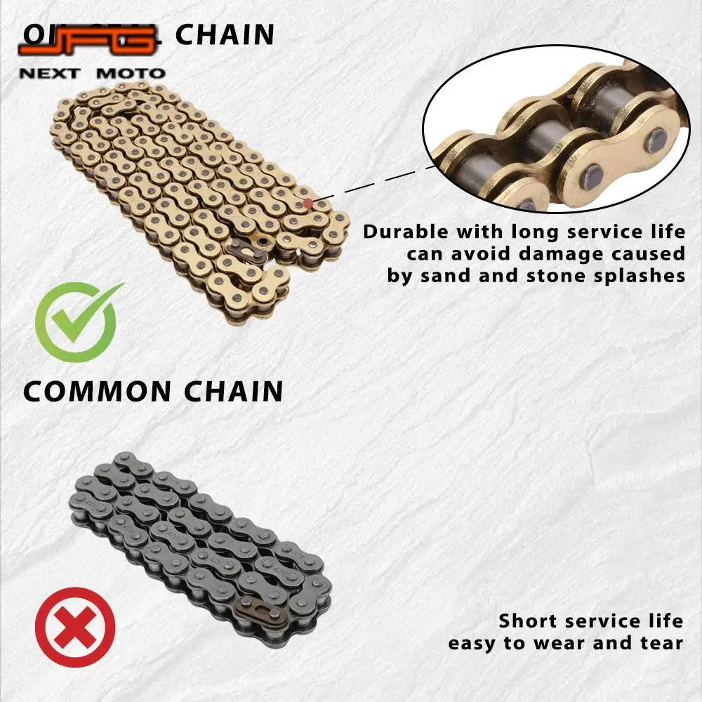 For Sur-Ron 58T 62T Sprocket 106 112 120 Chain Set Surron Light Bee S X Talaria Sting Electric Dirt Bike Motorcycle CNC Parts