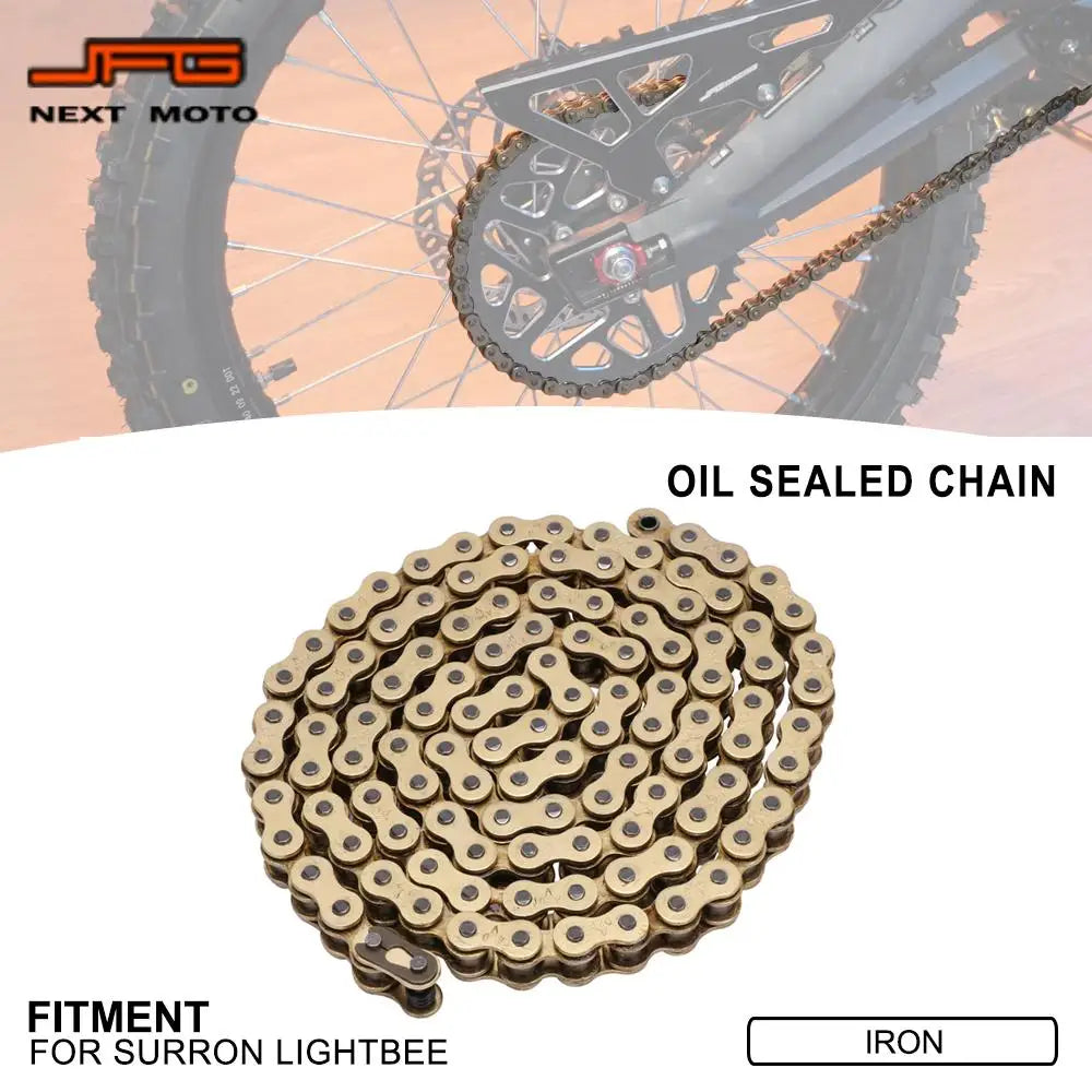 For Sur-Ron 58T 62T Sprocket 106 112 120 Chain Set Surron Light Bee S X Talaria Sting Electric Dirt Bike Motorcycle CNC Parts