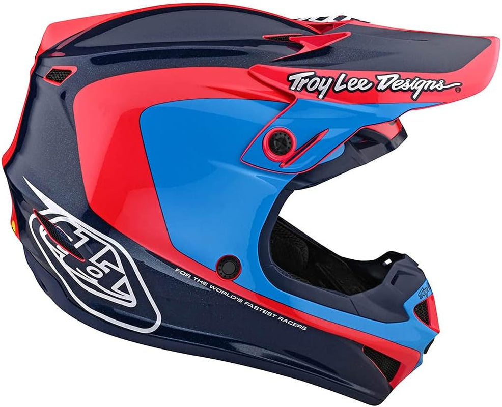 Adult|Offroad|Motocross|Se4 Polyacrylite Corsa W/MIPS (Navy/Cyan, MD)