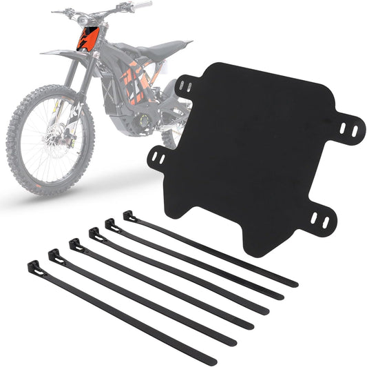 Motorcycle Number Plate Front License Plate for Surron Sur Ron LBX Talaria Sting MX3/R MX4 MX5 Talaria XXX Super73 MX350 MX650 E-Ride Pro SR S SS 2.0 3.0 X260 X160 Electric Dirt Bike