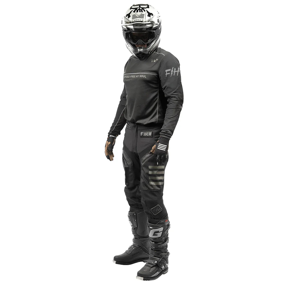 2025 Fh Moto Suit Motocross Gear Set  off Road Jersey Set with Pocket Dirt Bike Jersey and Pants MX Racing Clothing