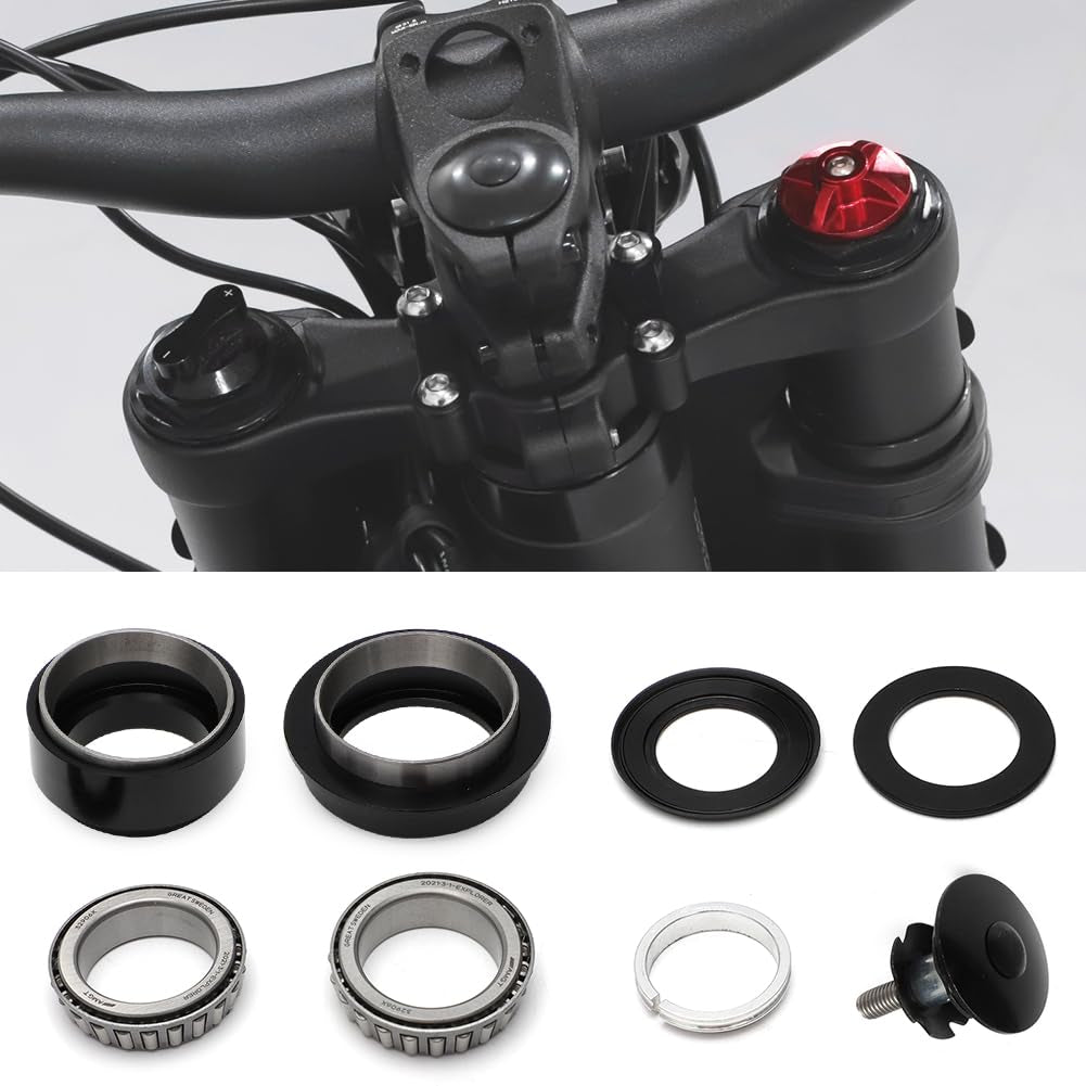 Tapered Roller Bearing Kit for Sur-Ron Surron Light Bee X Motorcycle'S Headset Fork Bearings Bicycle Head Tube Kit Spacer Replacement for Surron