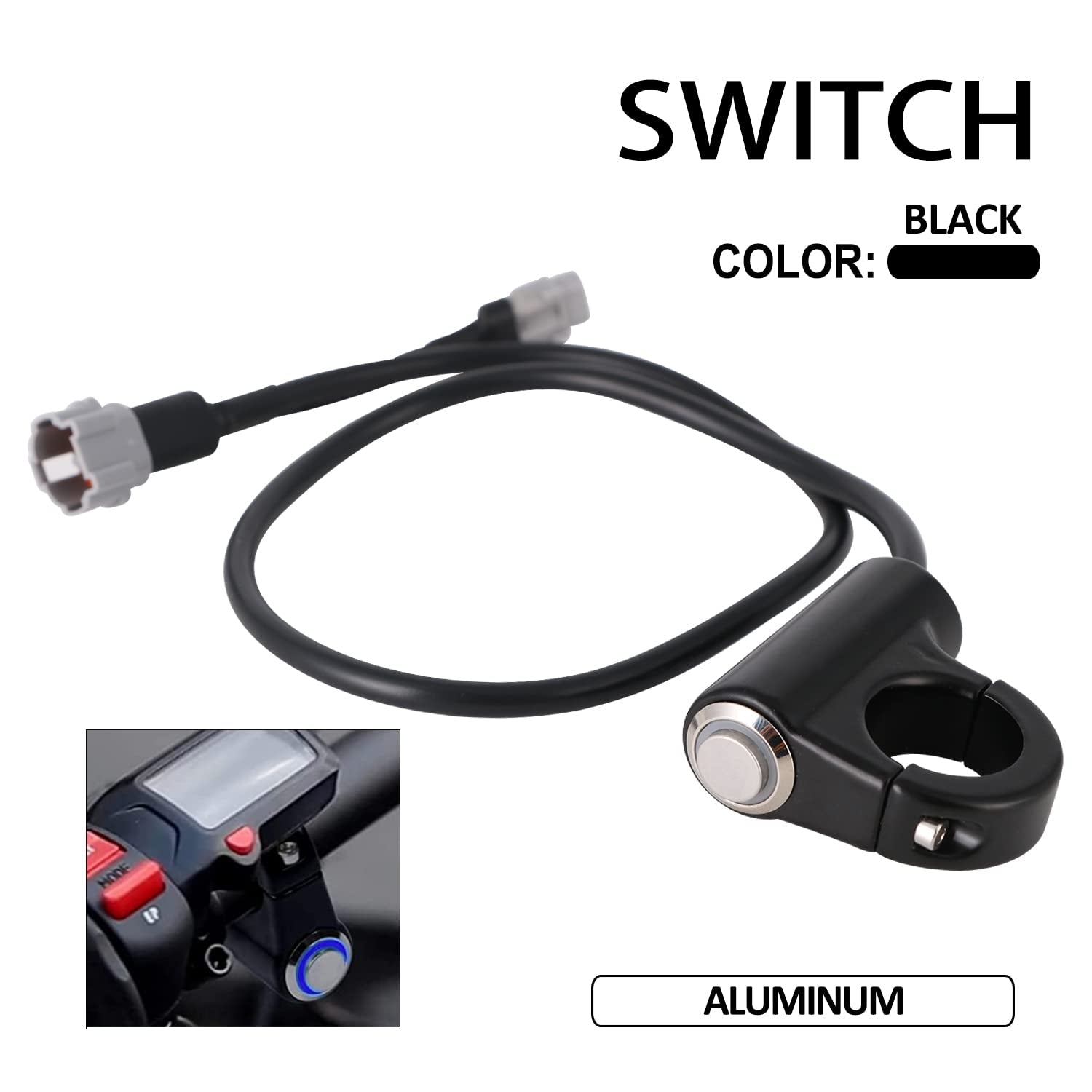 Surron Headlight Switch,Motorcycle Light On/Off Switch for Sur Ron LBX Light Bee X/S Talaria Sting MX3 Segway X260/X160 Electric Dirt Bike Ebike