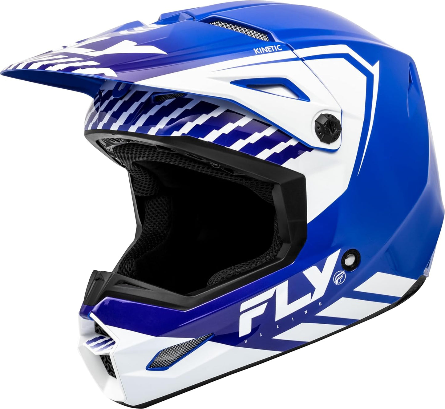 F73-8656L Kinetic Menace Helmet Blue/White Lg