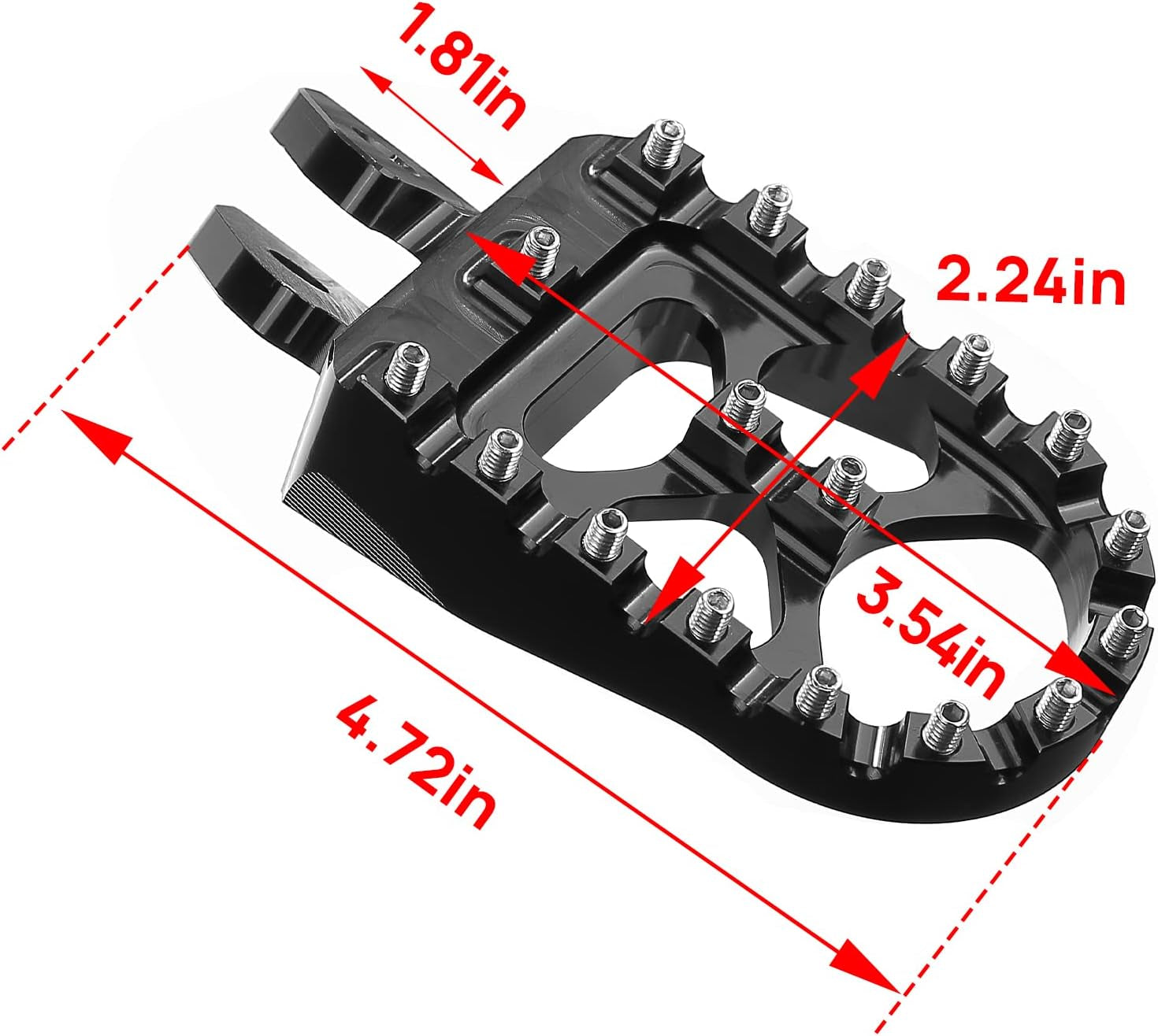 Motorcycle Foot Peg Foot Rest Compatible with Surron Light Bee X/S Footpegs X260 and X160 Talaria Sting MX3 MX4 Talaria XXX Electric Dirt Bike Black