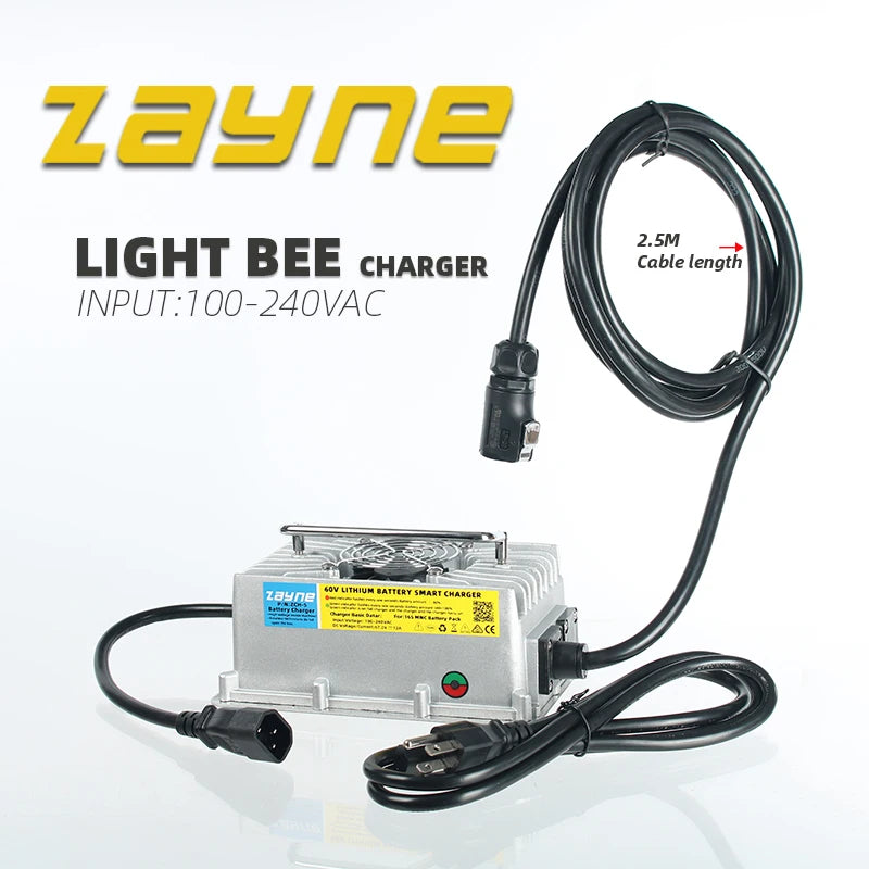IP67 Waterproof Smart Light Bee Charger 110VAC for Surron 85V Ultra 60V Light Bee Talaria an Electric Off-Road Vehicle