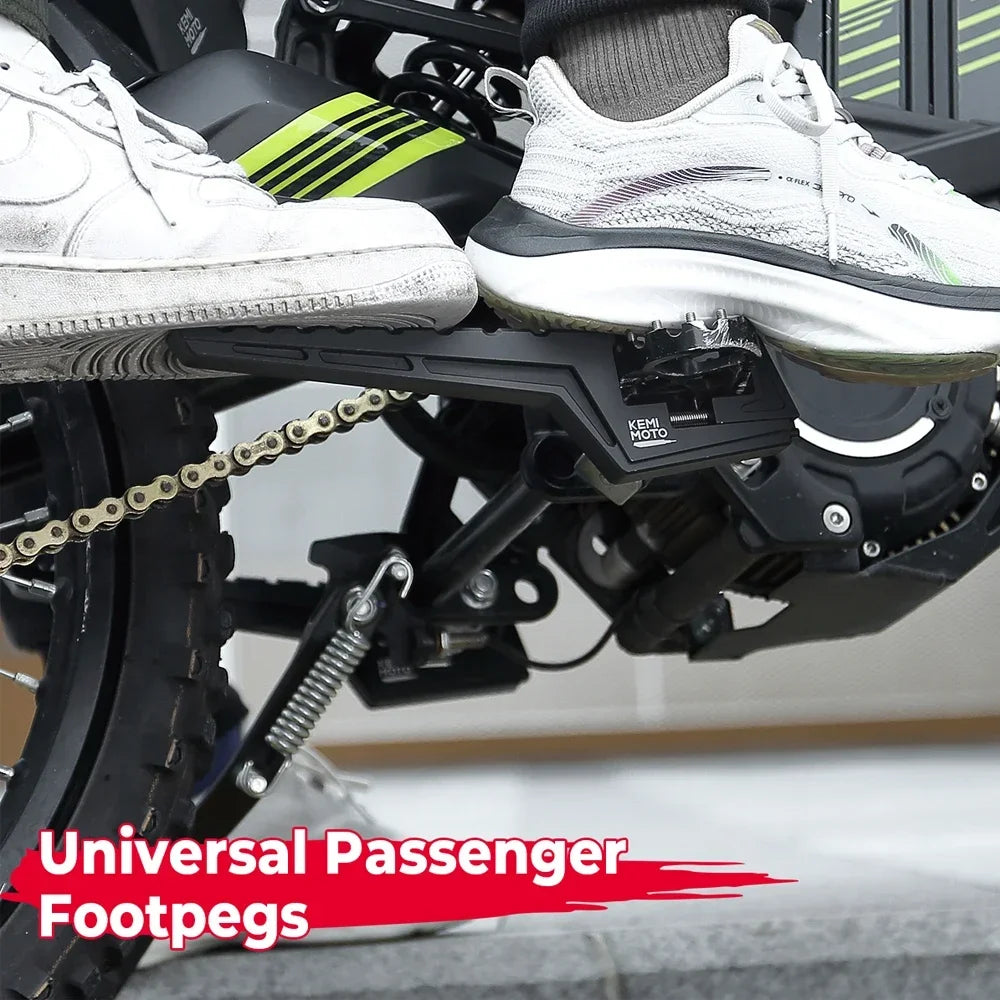 For Surron Passenger Foot Peg Extensions Extended Footpegs Motocross Bike Dirt Bike Off-Road Accessories for Segway X160 X260