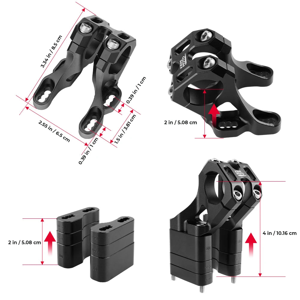 For Surron Light Bee X S Front Handlebar Bracket for Sur Ron Motorcycle Electric Motocross Steering Stem Modified Parts CNC