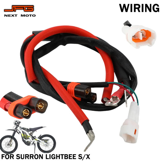 Main Battery Cable for Surron Lightbee Light Bee S/X Power Cord Connector Wiring Motorcycle Resistant Parts Electric Dirt Bike