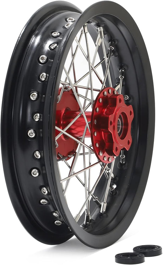 14" X 2.15" Rear Spoke Wheel Rim Hub for Surron SUR-RON Light Bee X LBX for Segway X160 X260 for 79 Bike Falcon M/E Ride Pro-Ss