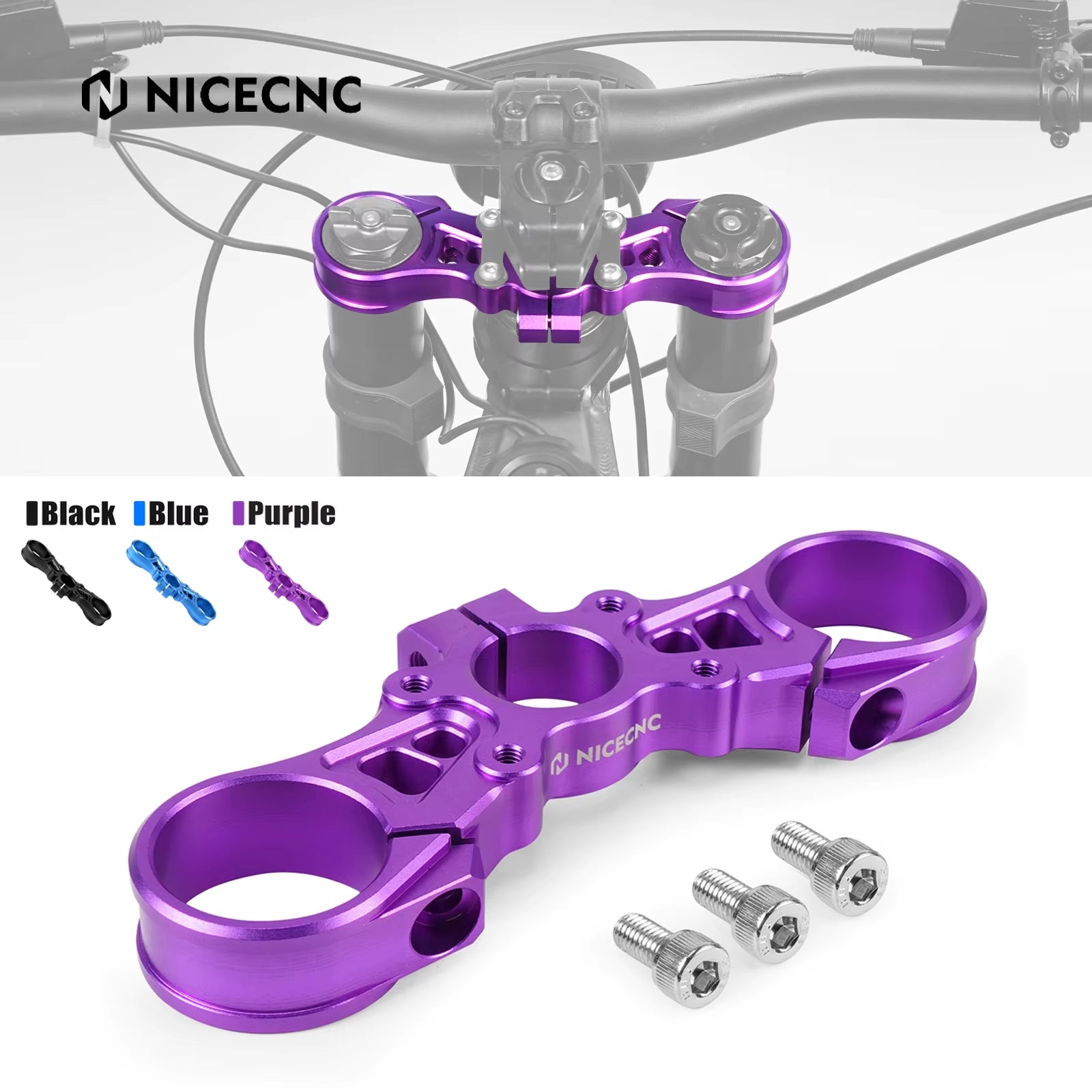 for Surron Light Bee X Motocross Upper Triple Clamp Top Link Plate Bracket for SUR-RON Light Bee S Electric Dirt Bike