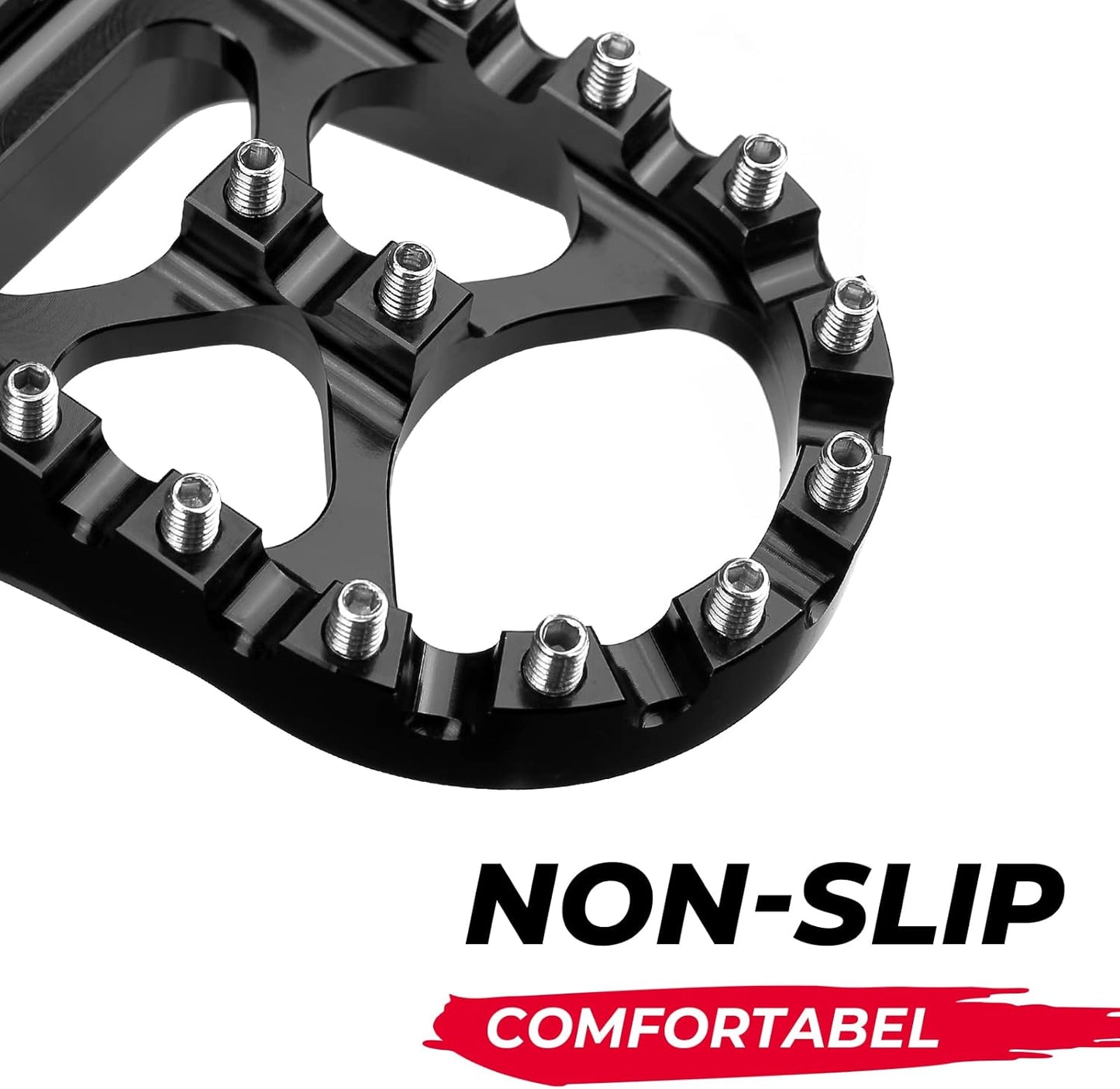 Motorcycle Foot Peg Foot Rest Compatible with Surron Light Bee X/S Footpegs X260 and X160 Talaria Sting MX3 MX4 Talaria XXX Electric Dirt Bike Black