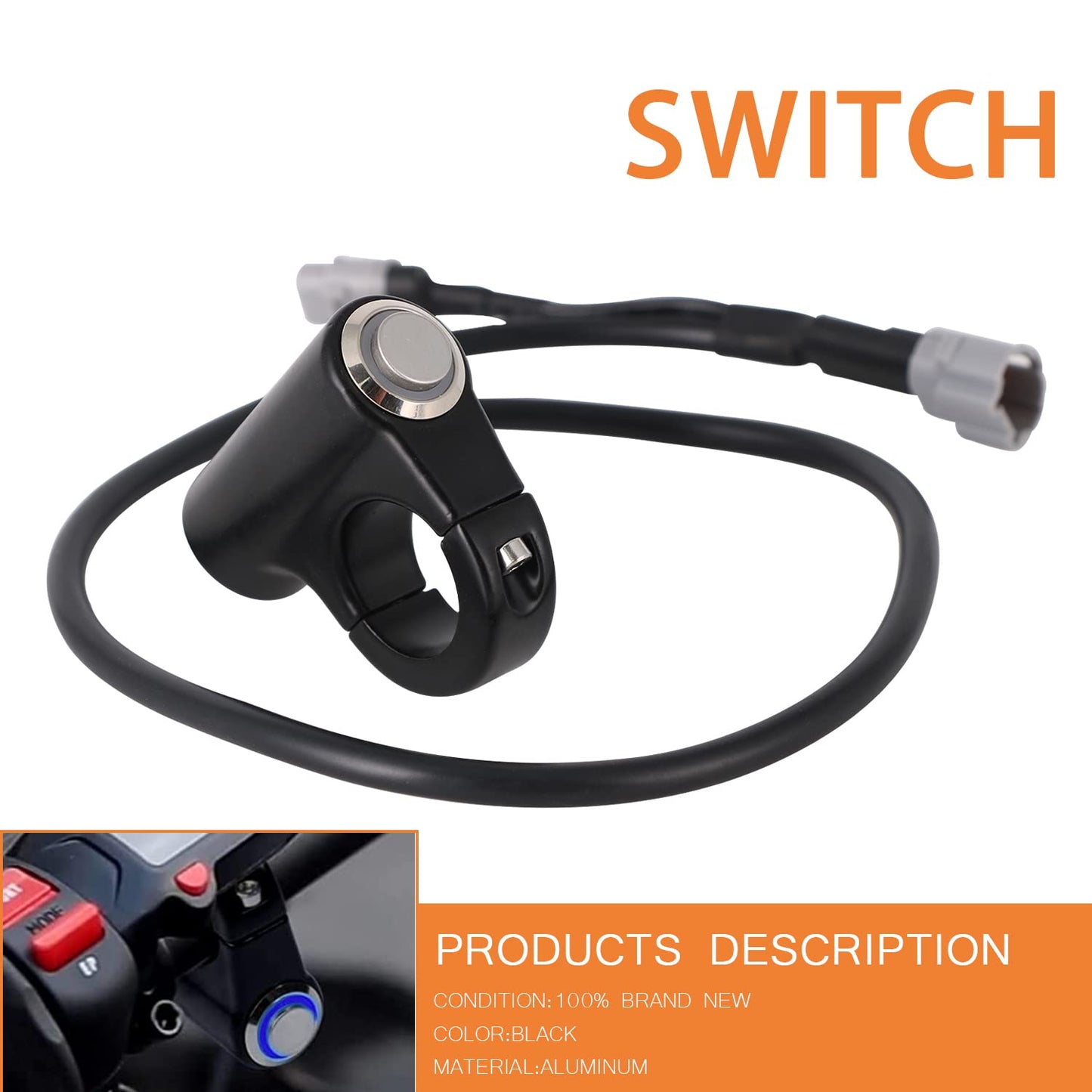 Surron Headlight Switch,Motorcycle Light On/Off Switch for Sur Ron LBX Light Bee X/S Talaria Sting MX3 Segway X260/X160 Electric Dirt Bike Ebike