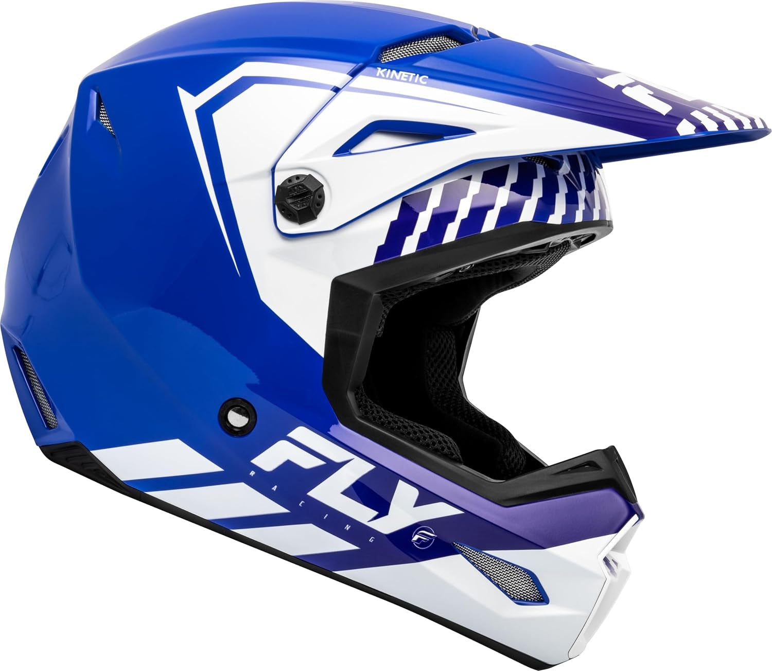 F73-8656L Kinetic Menace Helmet Blue/White Lg