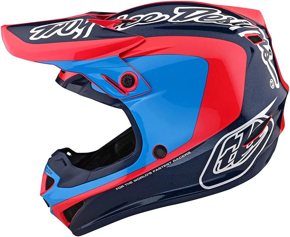 Adult|Offroad|Motocross|Se4 Polyacrylite Corsa W/MIPS (Navy/Cyan, MD)