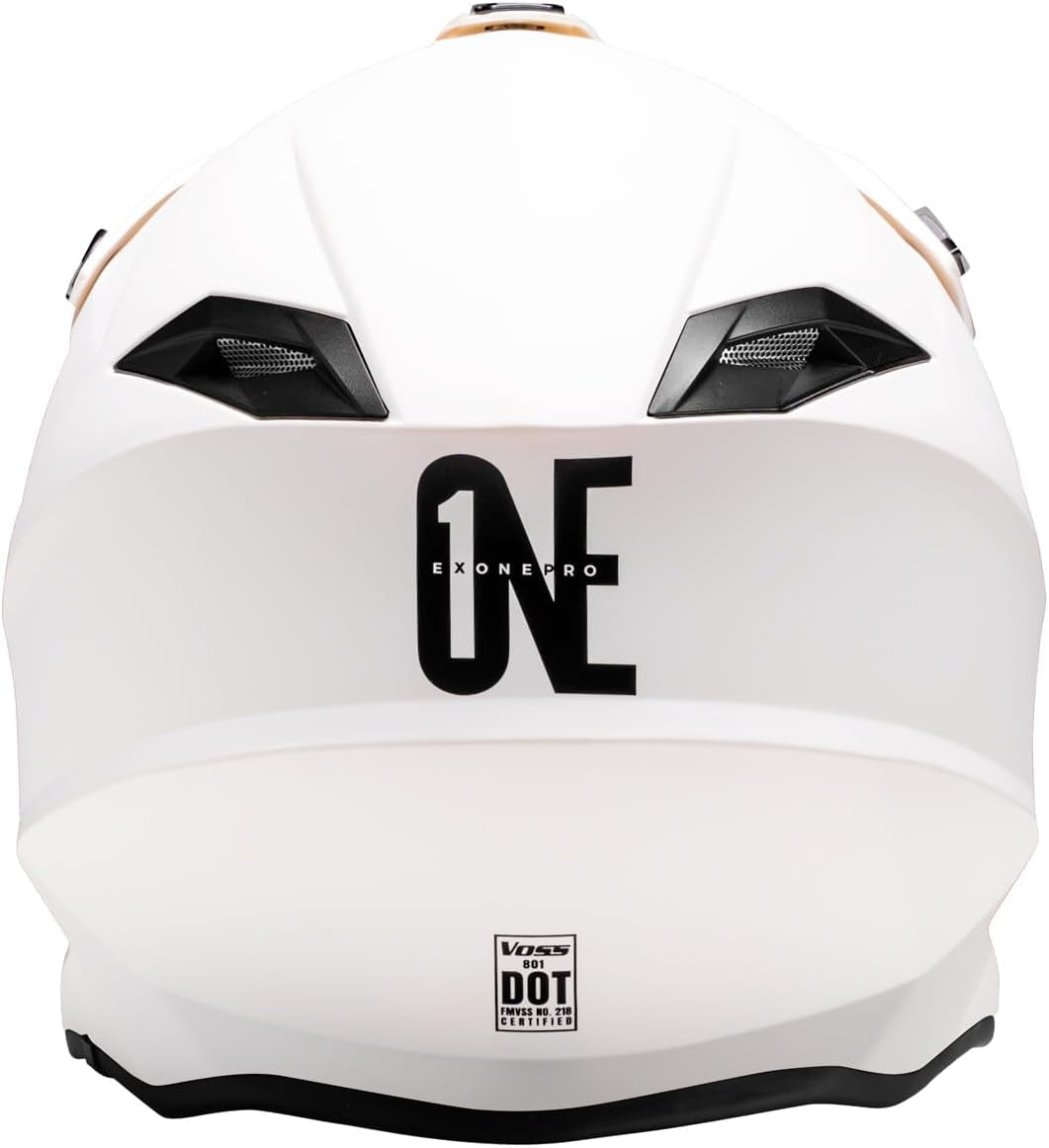 801 X1 Pro Motocross Helmet - Unisex Adult Motocross/Dirtbike/Snowmobiling/Skidoo Helmets for Men and Women. DOT Certified